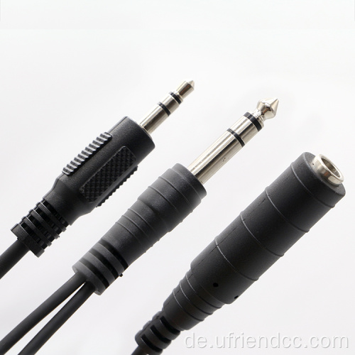 6,35 mm bis 3,5 mm Audio -Stereo -Jackkabel